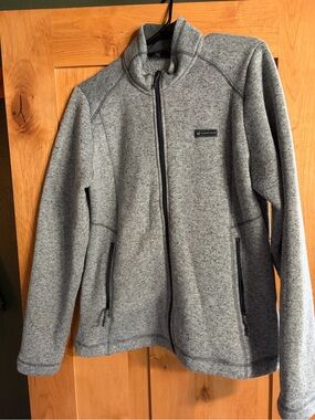 Vortex Women’s Full-Zip Heather Gray Sweater Jacket